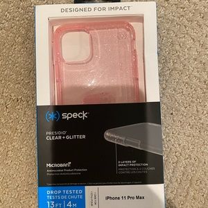 Speck Pink Glitter iPhone 11 Pro Max Case